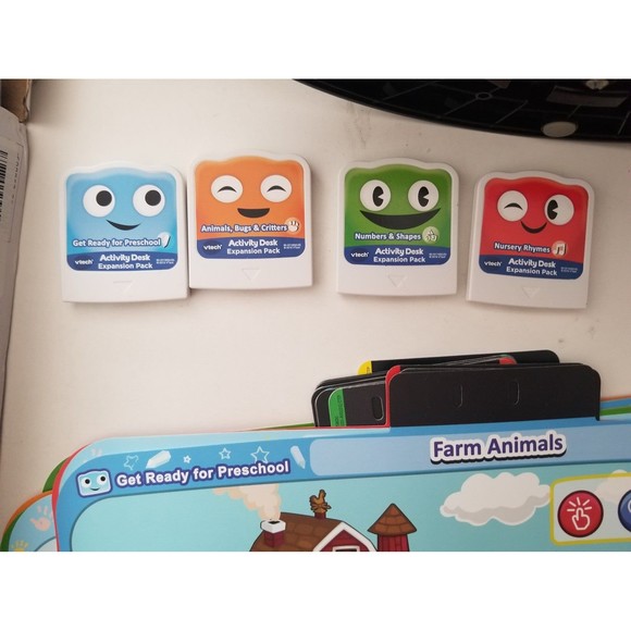 V Tech VTech Activity Desk Learning expansion pack preschool kindergarten - Picture 3 of 4
